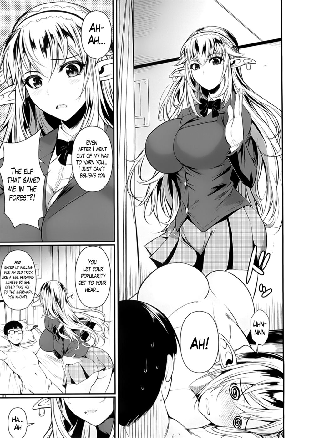 Hentai Manga Comic-High Elf x High School-Read-7